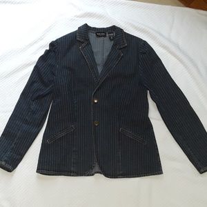 New York & Company denim stretch jacket